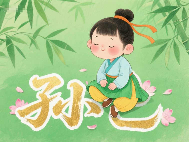 孫姓朗朗上口的名字,百聽不厭，辨識度高